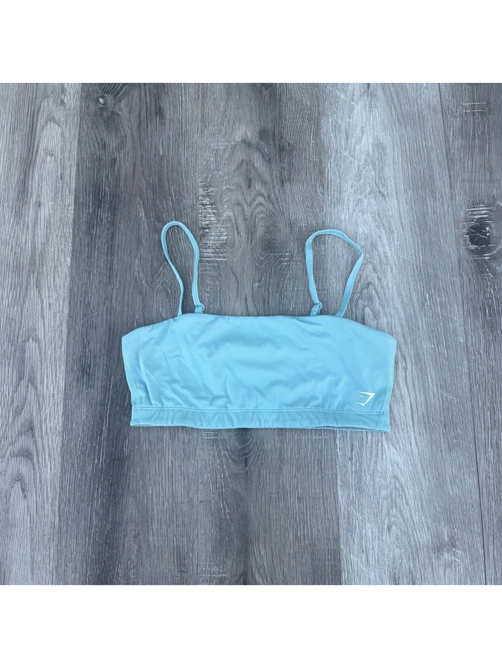 Women’s blue Gymshark sport bra size M